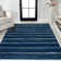 Rocus Minimalist Stripe Navy/Cream Rug