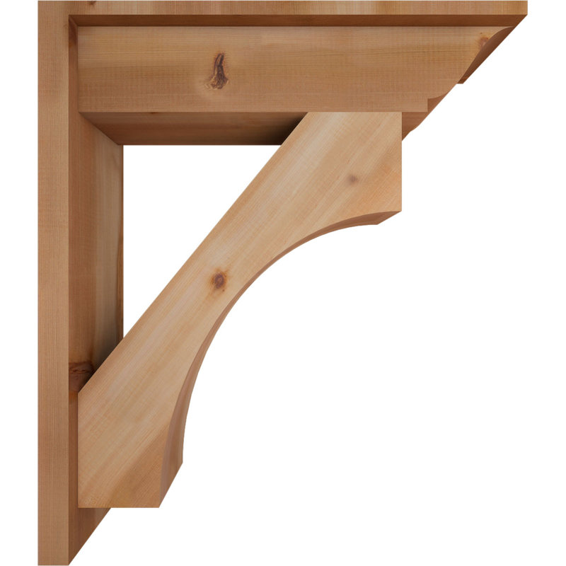 Persienne en bois Westlake, P 26 po x H 30 po, Cèdre rouge occidental l 7 1/2 po (lisse)
