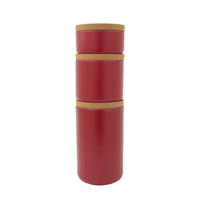 Kamenstein 3-Piece Ceramic Canister Set