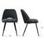 Fabric Upholstered Dining Chair with Open Back-1424462138