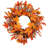 Handcrafted Faux Lighted Maple Polyester 45cm Wreath