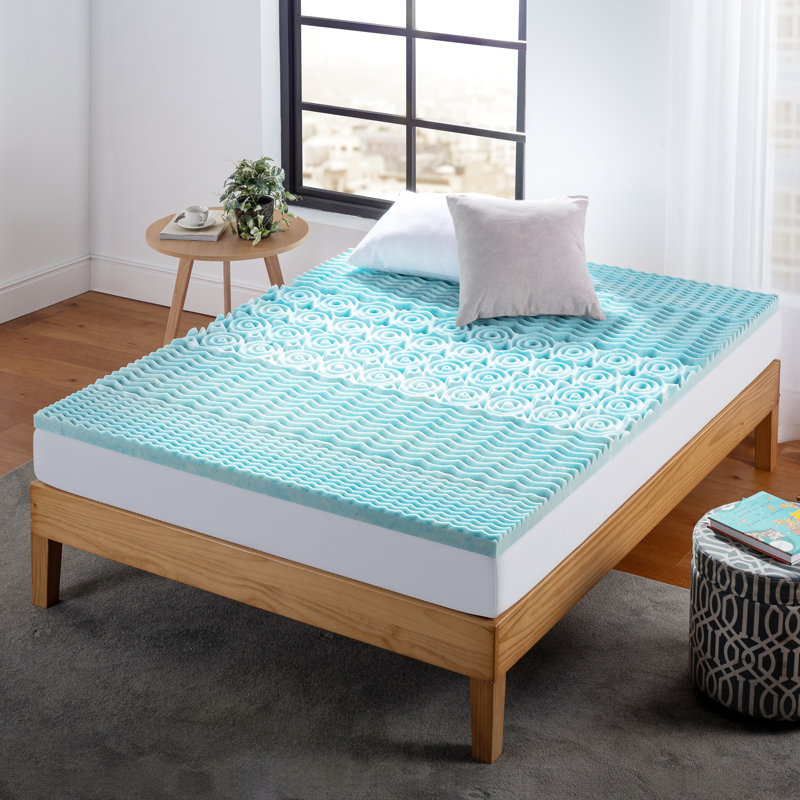 Surmatelas en mousse viscoélastique 1 ", Très grand