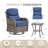 Deb 3-Piece Outdoor Conversation Set with Wicker Swivel Rocking Chairs and Side Table-573899719-573899718