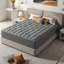 Matelas hybride matelassé ferme de 13 pouces avec mousse viscoélastique rafraîchissante LUMERIS - Confort de soutien, soulagement de la pression, certifié CertiPur US pour toutes les tailles-1216038000