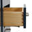 Moille 61" Single Bathroom Vanity in Midnight Blue, with 1.5 Pure White Quartz Top, Oval Sink-1375452006-1390724011