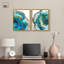 Great Blue Green Abstract -199610346-199610352