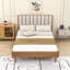 Wood Bed Frame with Headboard-601585075