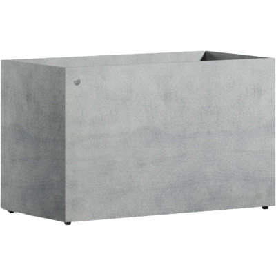 Semplito Rectangular Planter – Fiberglass Indoor/Outdoor and Weather-Resistant Large Planter