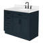 Meuble-lavabo simple en bois massif 42 po Tidworth avec plateau en quartz blanc 1,5 po-1737551881-1737551883-1704940748