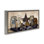 «Rustic Pottery Jars», art mural encadré sur toile flottante par Linda Spivey