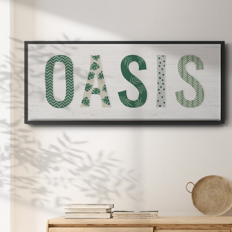 Oasis Cabana- Framed Canvas