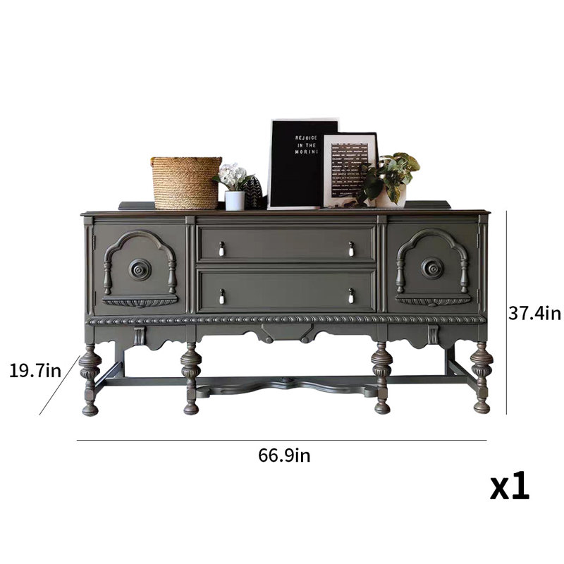 Armoire décorative française rétro minimaliste