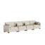 4 Seater Corduroy Corner Sofa -1888036877-1888037370