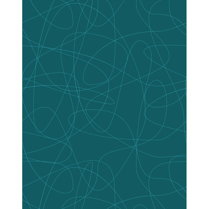 Konover 7m x 75cm Wallpaper Roll, Teal