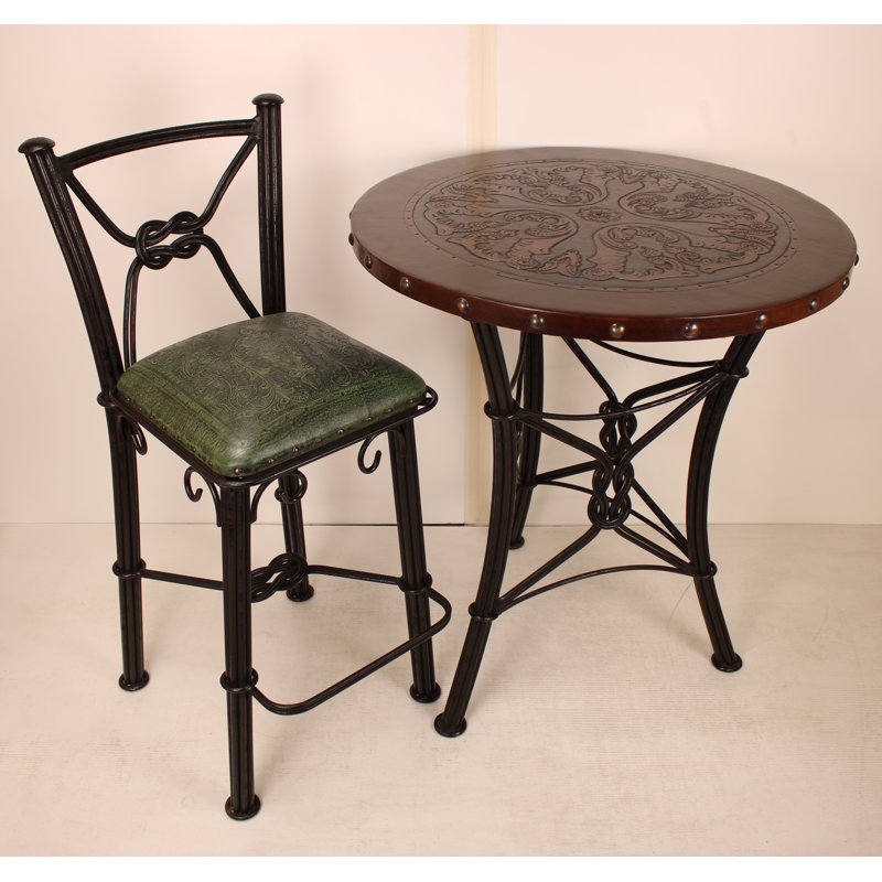 Tabouret de bar Slawson, Vert