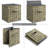 Sorbus 4 Pack 11" Foldable Fabric Storage Cube Bins with Handles-570522164