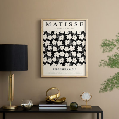Matisse CCV, reproduction d'art encadrée, bois massif