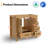 36" Single Bathroom Vanity Base Only Without Sink Top-124454932
