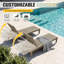 Chaise longue d'extérieur Tellie-877548186
