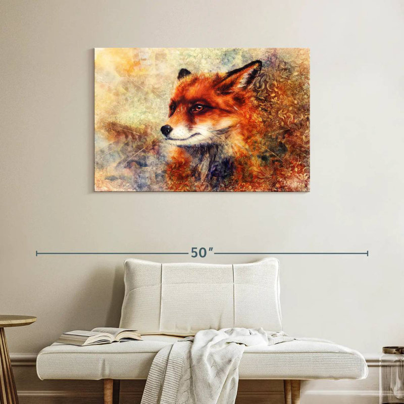 Renard fascinant Brampt, H 26 po x l 39 po