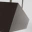 Kelly Wearstler Pench 1-light large tapered linear chandelier in dark bronze finish