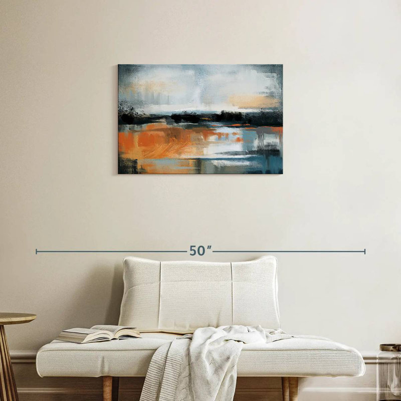 Avery Sunstruck Abstract Landscape, 20" H x 30" W
