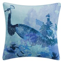 puredown® Outdoor Waterproof Throw Pillows, 18 x 18 Inch Feathers and Down  Filled Decorative Square