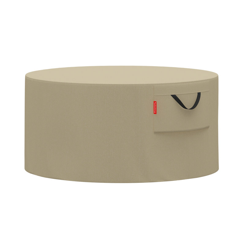 Housse pour foyer d'extérieur, H 24 po x l 50 po x P 50 po, Beige