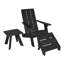 Chaise Adirondack en plastique avec table Byrnes-1719766165