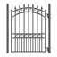 Barrière de portail simple en acier 6 pi. H London-24565894