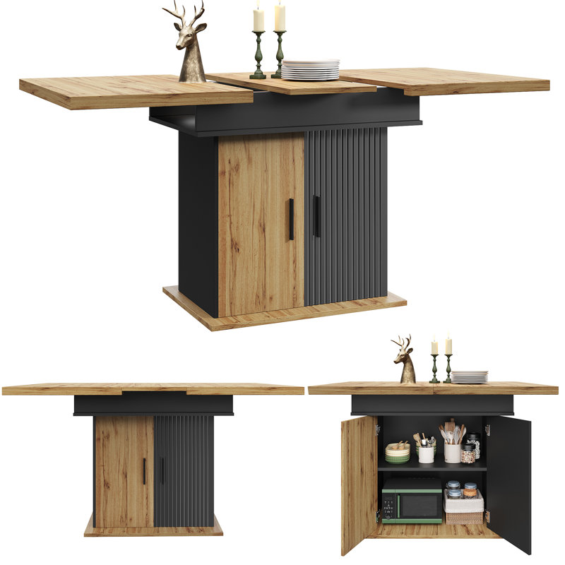 140 cm Extendable Rectangular Dining Table