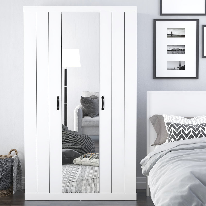 Gemstone 3 Door Wardrobe with Mirror