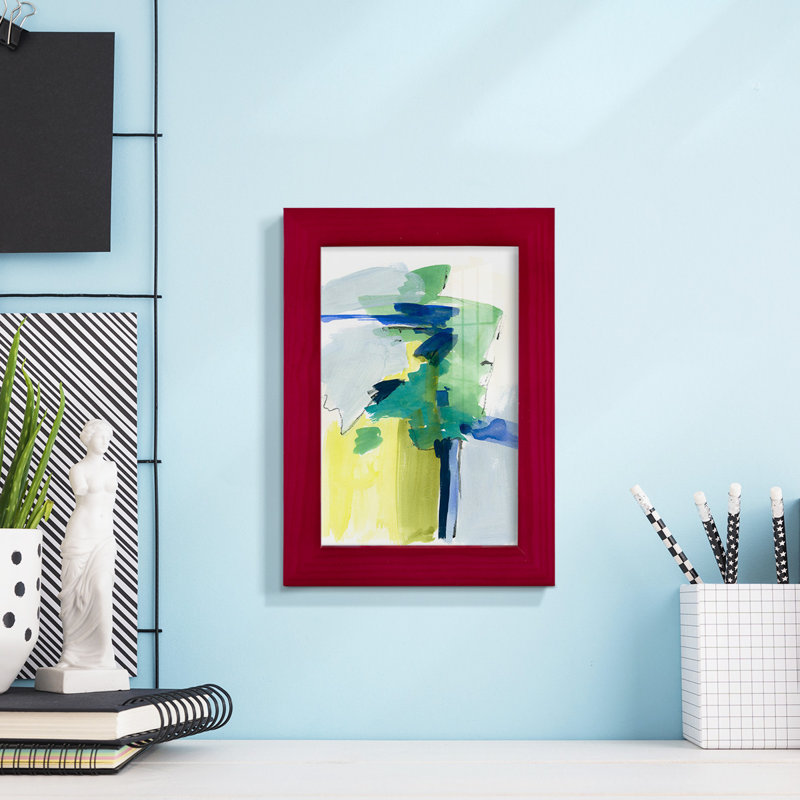 Gaelen Wicklow IV, reproduction d'art encadrée, Rouge, H 8 po x l 6 po x P 1 po