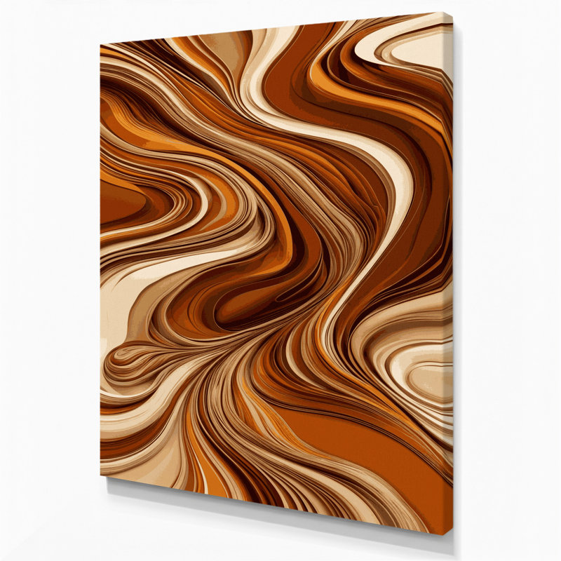 Art numérique sur toile, abstraction numérique 11, H 11 po x l 14 po