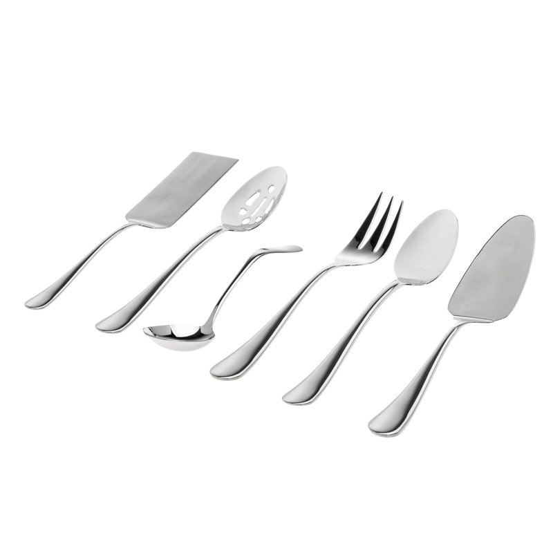 Riley 18/0 Stainless Steel 6 Piece Serving Set