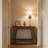 Rustic Console Table,2-Tier Entryway Table,Narrow Sofa Table
