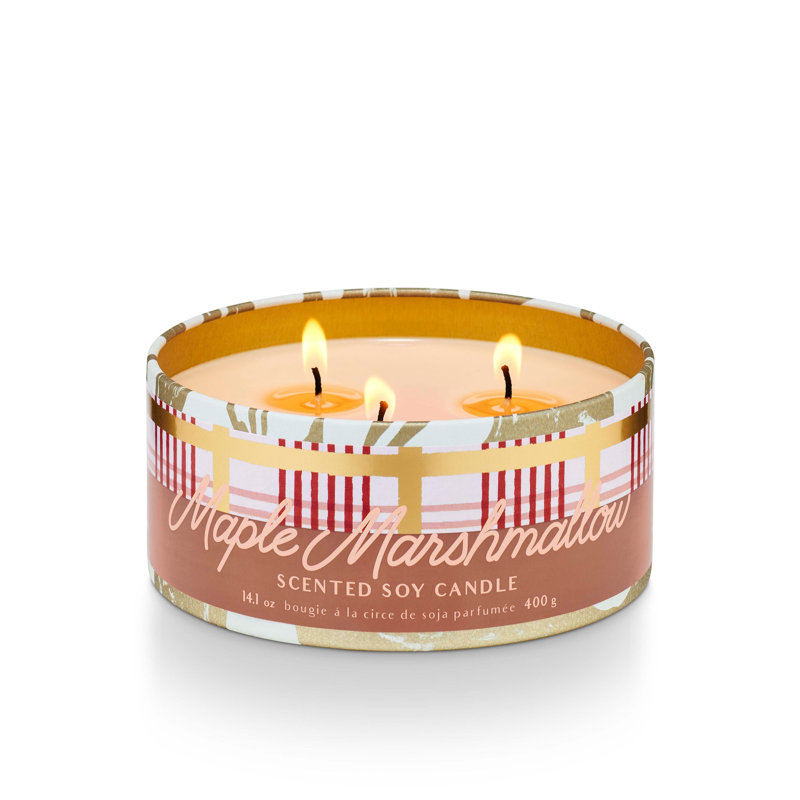 Tried & True Maple Marshmallow Large Tin Candle, Large Tin