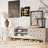 Modern Mid-Century Media Console With 4 Drawers And Cable Management, TV Console Table For Tvs Up To 75",Entertainment Center For Living Room And Office-2026569314