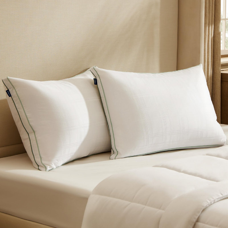 Oreillers en duvet, Standard, Vert limon