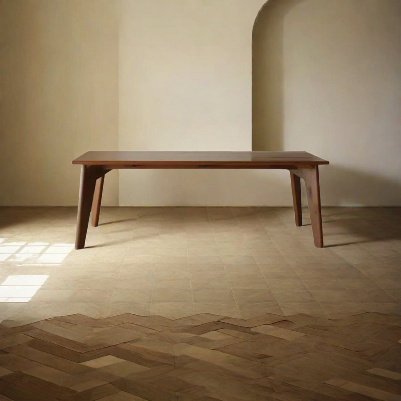 Solid Wood Dining Table, 35.43" W x 78.74" L