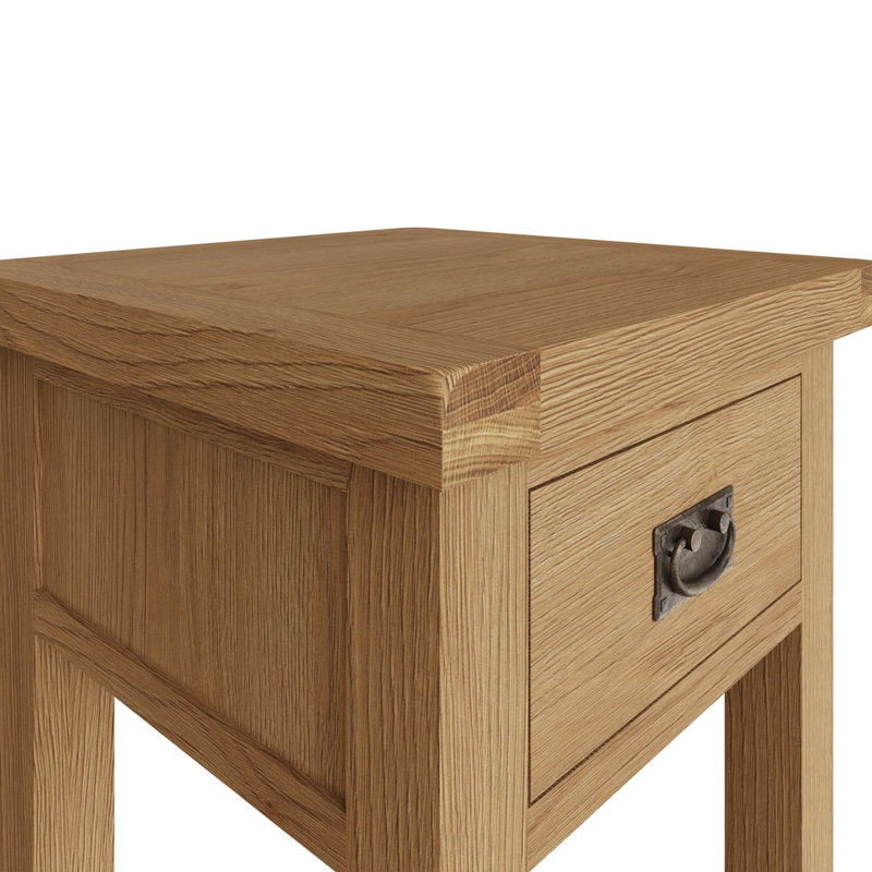Oakham Lamp Table With Drawer