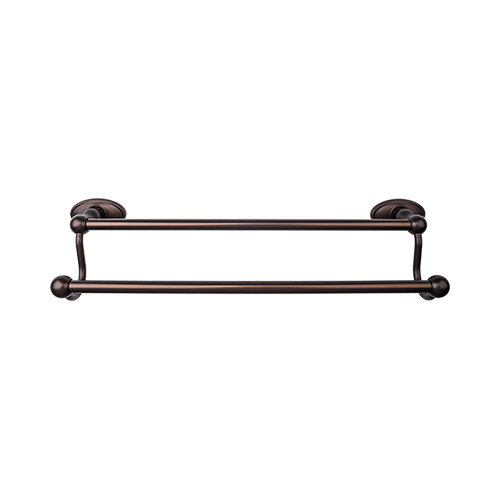 Edwardian Bath Double 32 1/2" Wall Mounted  Towel Bar, Oiled Rubbed Bronze