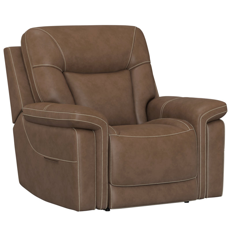 brown zero gravity dual power recliner