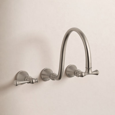 Revival Double-Handle Wall Tub Spout Trim