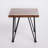 INDUSTRIAL WOOD AND METAL  ACCENT TABLE