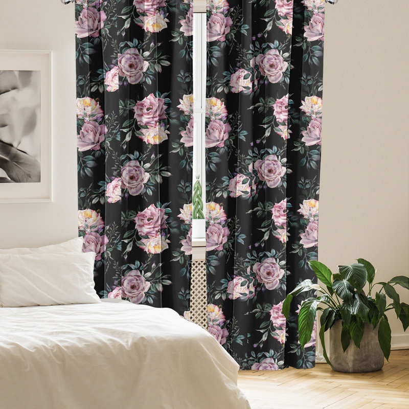 Semi Sheer Curtain Pair, 28" W x 95" L