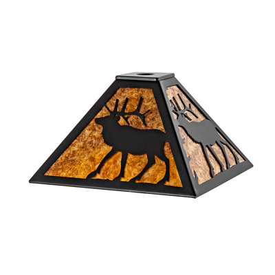 11" Square Lone Elk Shade