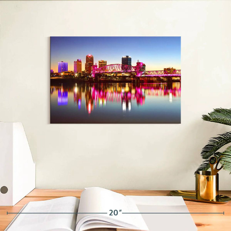 Nicci Little Rock Skyline, H 8 po x l 12 po