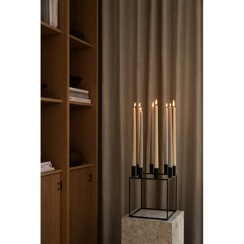 Kubus Candelabra, Black