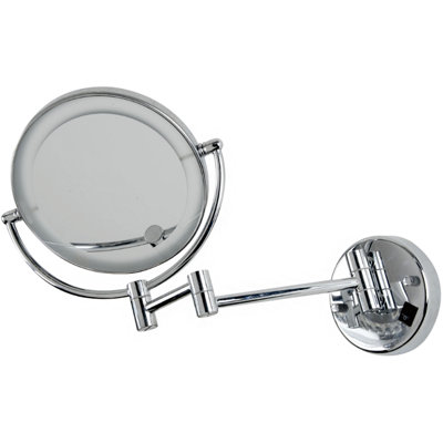 Miroir de maquillage éclairée moderne avec accoudoirs oscillant Peery